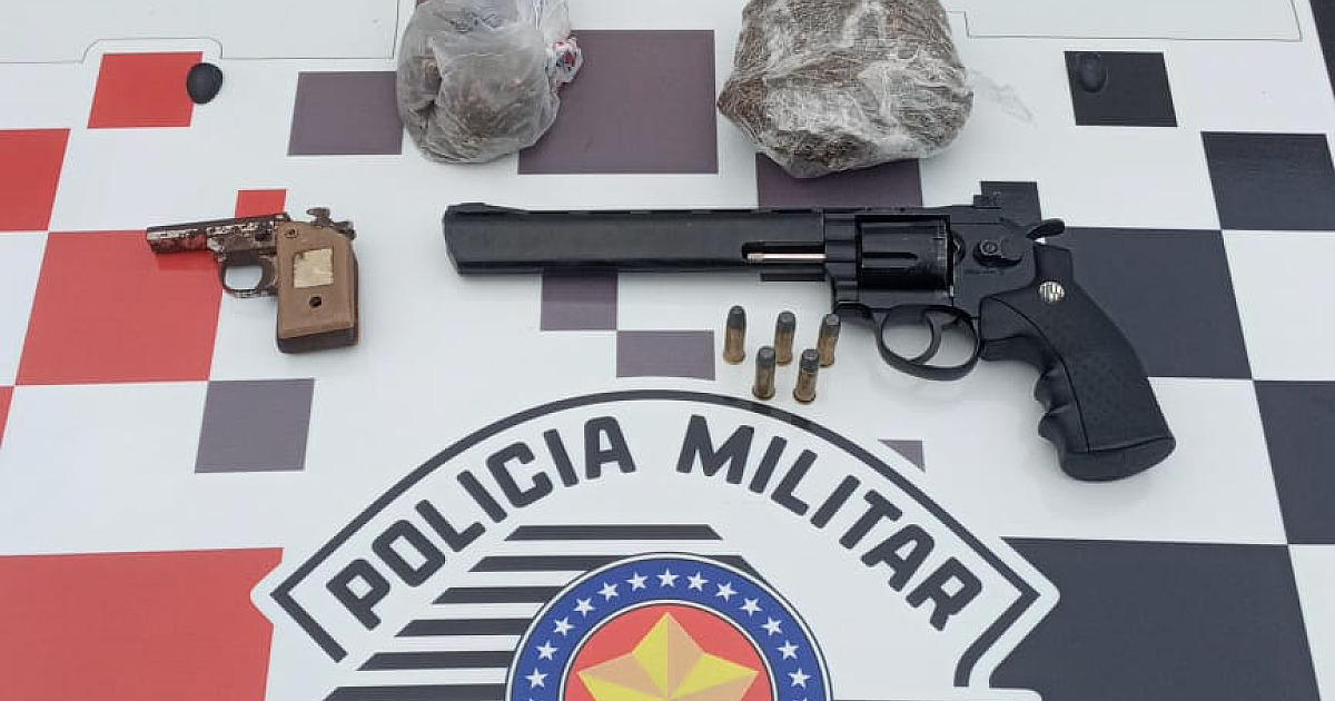 Jovem é preso por tráfico de drogas e posse ilegal de armas em Caraguatatuba