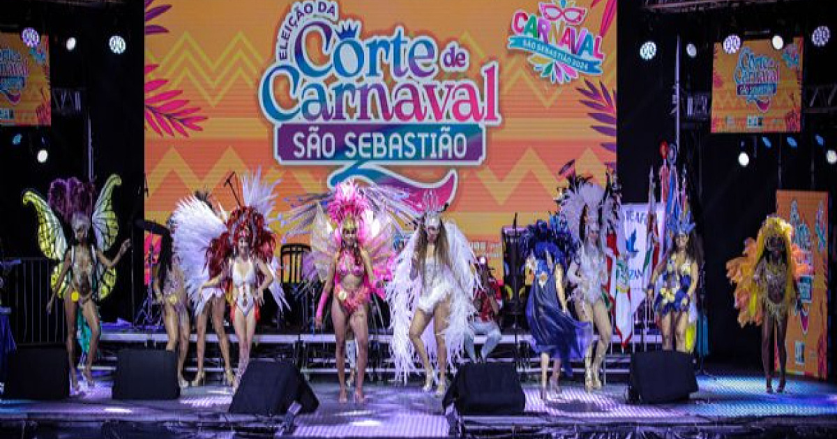 Abertas as inscrições para a eleição da Corte do Carnaval de São Sebastião 2025