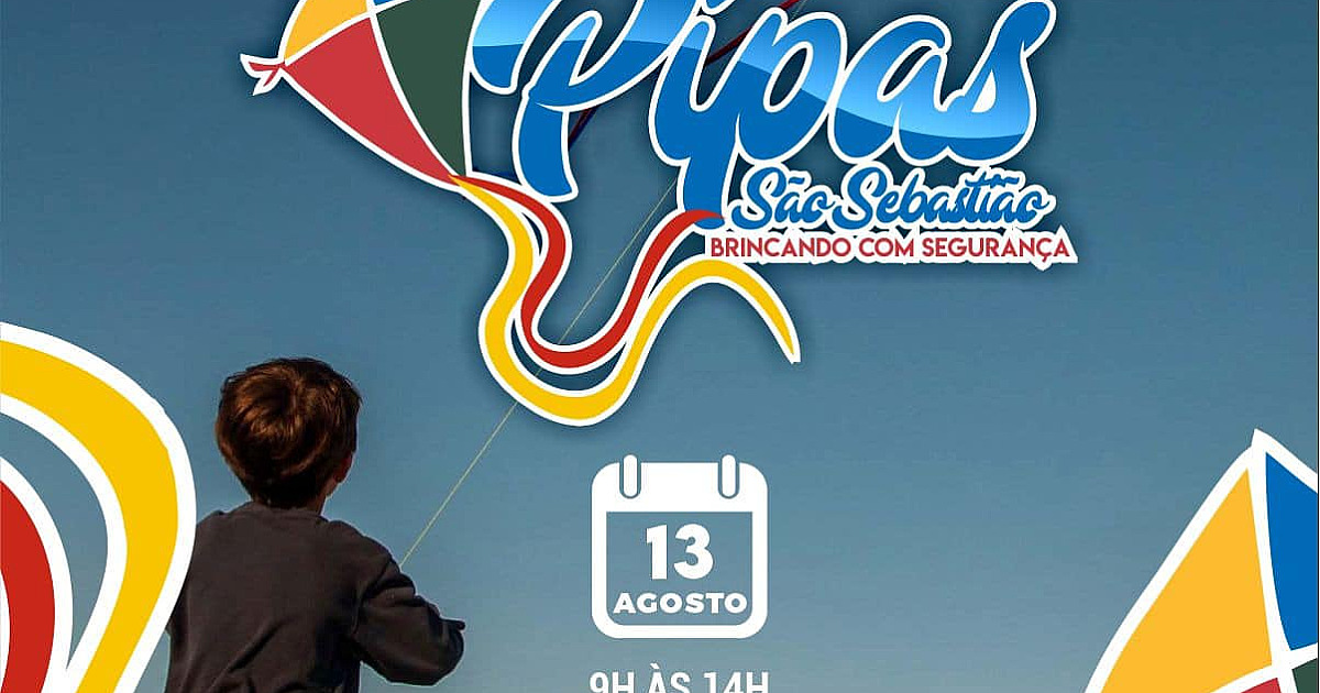 Festival de Pipas de São Sebastião acontece neste sábado na praia da Enseada