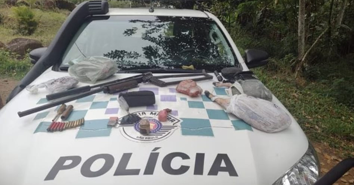 Polícia Ambiental flagra caçador de animais ameaçados de extinção em Ubatuba