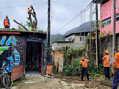 Defesa Civil de São Sebastião atende 168 ocorrências em agosto