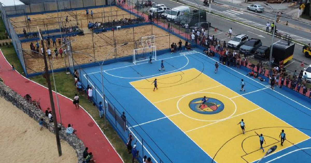 Prefeitura de São Sebastião entrega revitalização do Complexo Esportivo da Praça Pôr do Sol, em Boiçucanga