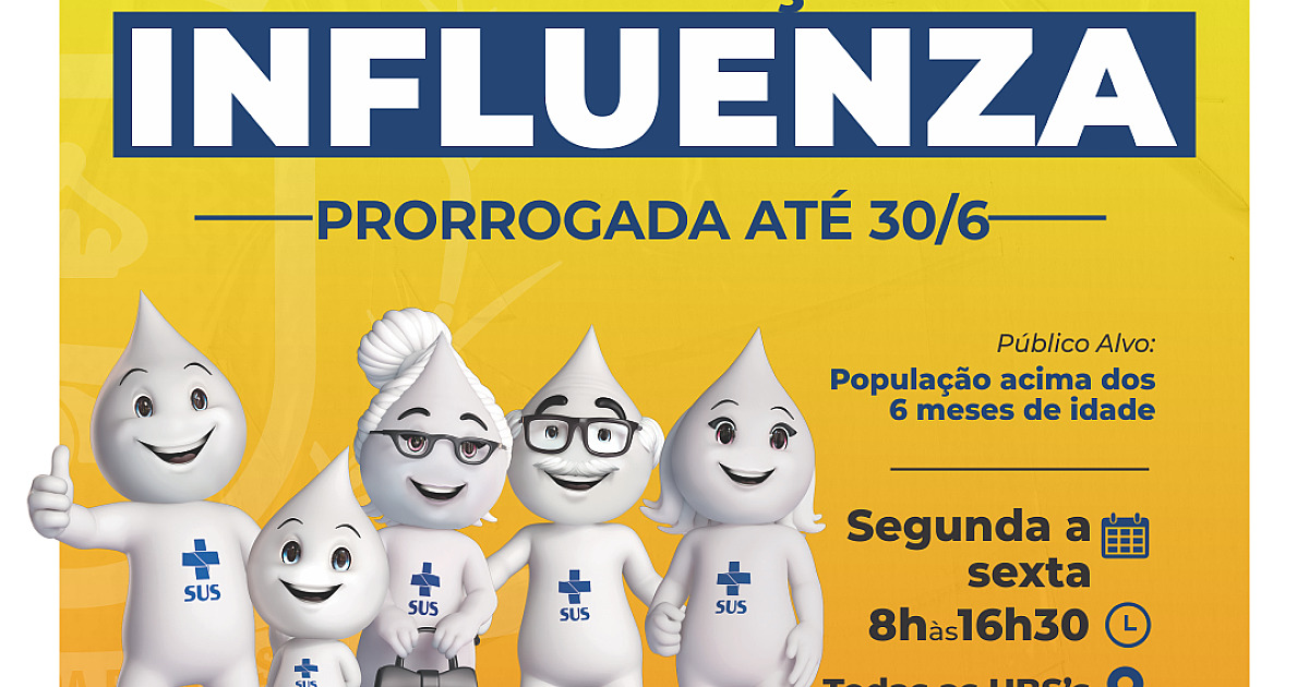 Campanha de Vacinação contra Influenza é prorrogada até 30 de junho em Ilhabela
