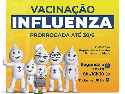 Campanha de Vacinação contra Influenza é prorrogada até 30 de junho em Ilhabela