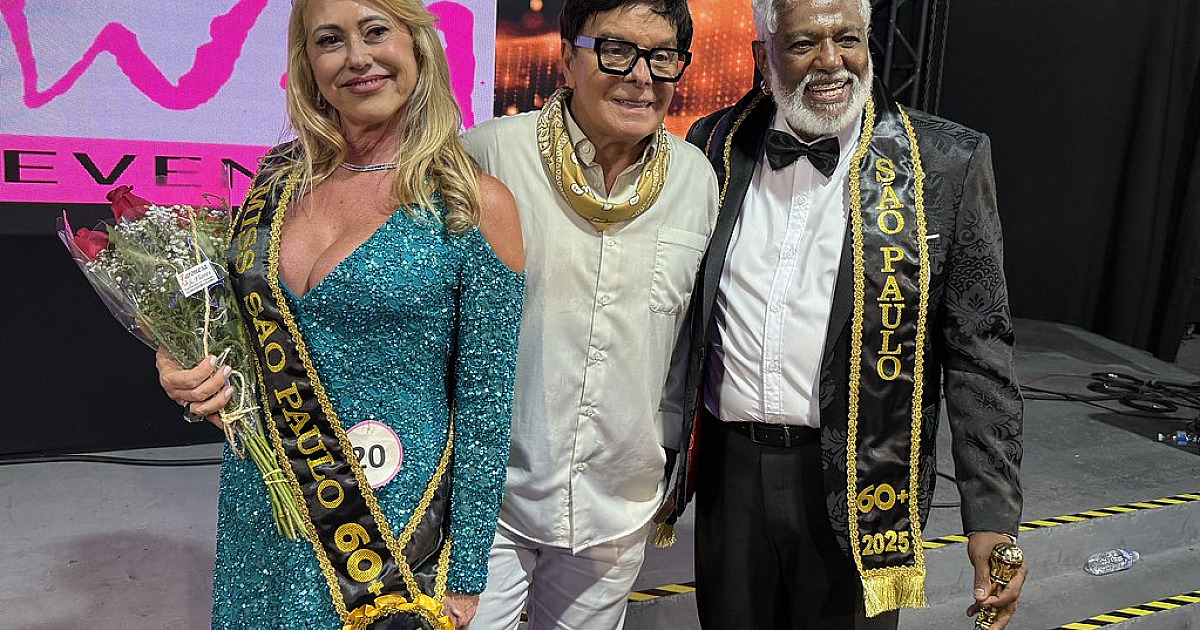 Mister 60+ de Caraguatatuba vence concurso estadual