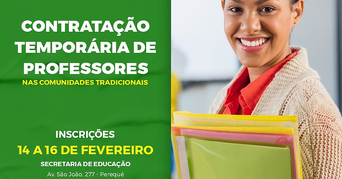 Inscrições para processo seletivo de professores para Comunidades Tradicionais de Ilhabela seguem até amanhã (16/2)