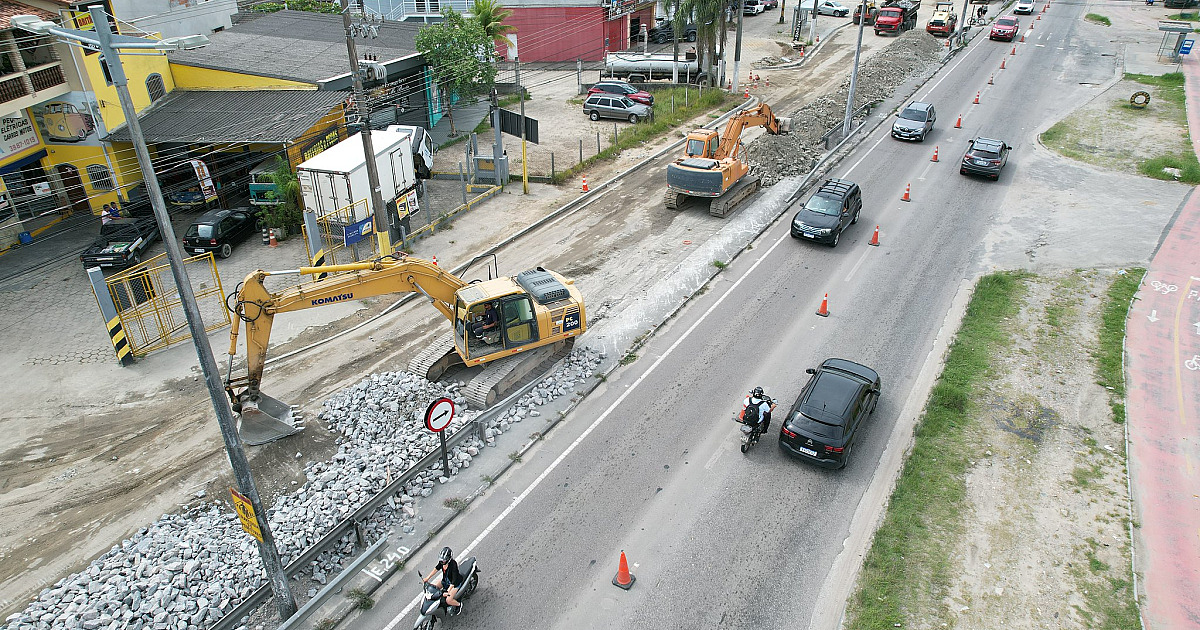 Obras na SP-55 serão interrompidas nas festas de fim de ano por conta do fluxo de veículos