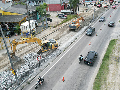 Obras na SP-55 serão interrompidas nas festas de fim de ano por conta do fluxo de veículos