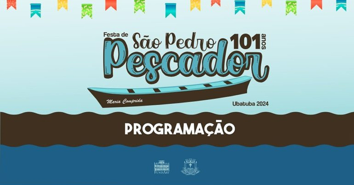 Festa de São Pedro Pescador chega à 101ª edição com cultura e fé caiçara em Ubatuba