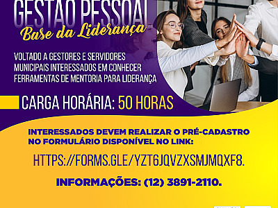 Prefeitura de São Sebastião e Escola Federativa oferecem curso de Gestão Pessoal a gestores e servidores municipais interessados