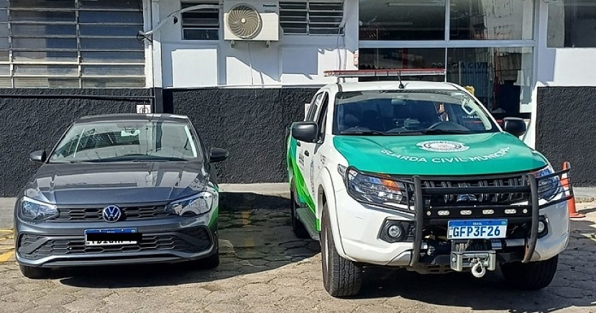 Guarda Civil Municipal de Caraguatatuba recupera veículo furtado e detém suspeito