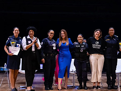 Inspetora da Polícia de SS se destaca em painel sobre Violência contra a Mulher