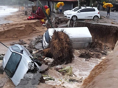 Tempestade deixa rastro de destruição nos municípios do Litoral Norte