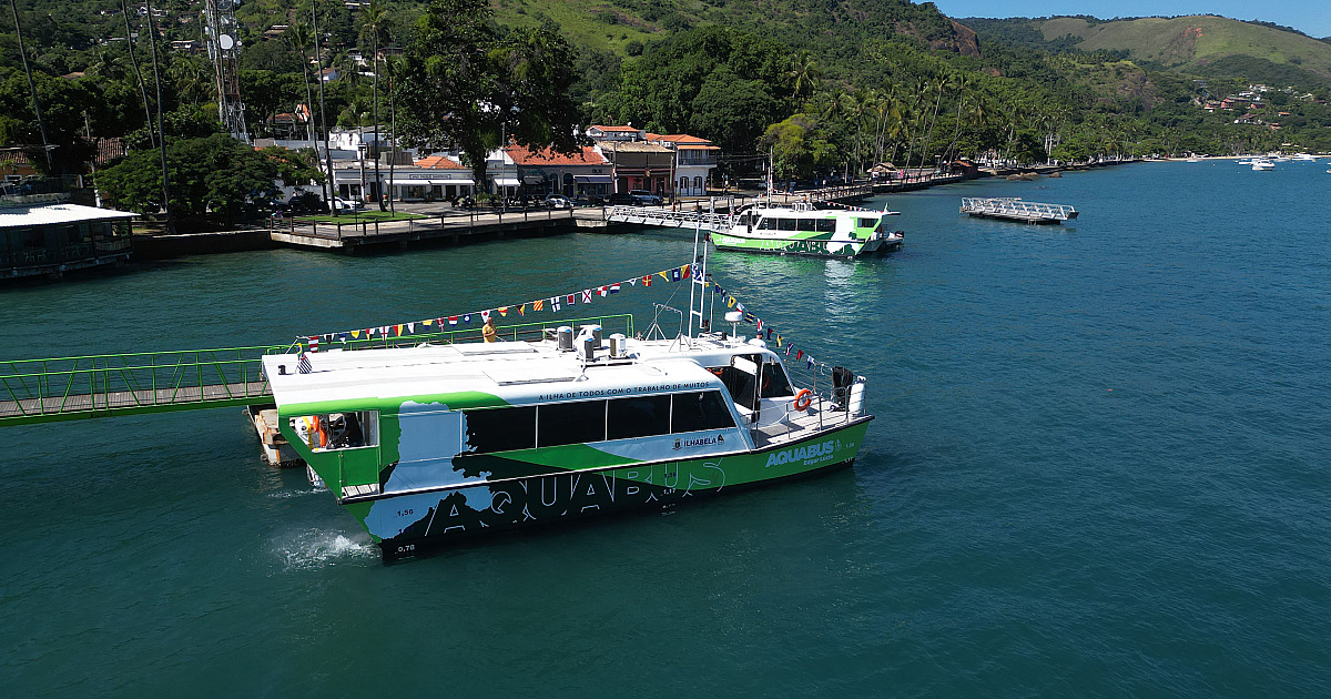 AQUABUS: Mais de 36 mil pessoas já utilizaram o serviço de transporte aquaviário de Ilhabela