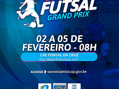 Grand Prix de Futsal de São Sebastião prepara atletas para temporada 2023
