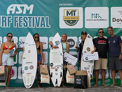 ASM Surf Festival exibe alto nível dos surfistas sebastianenses e conta com participação de Gabriel Medina