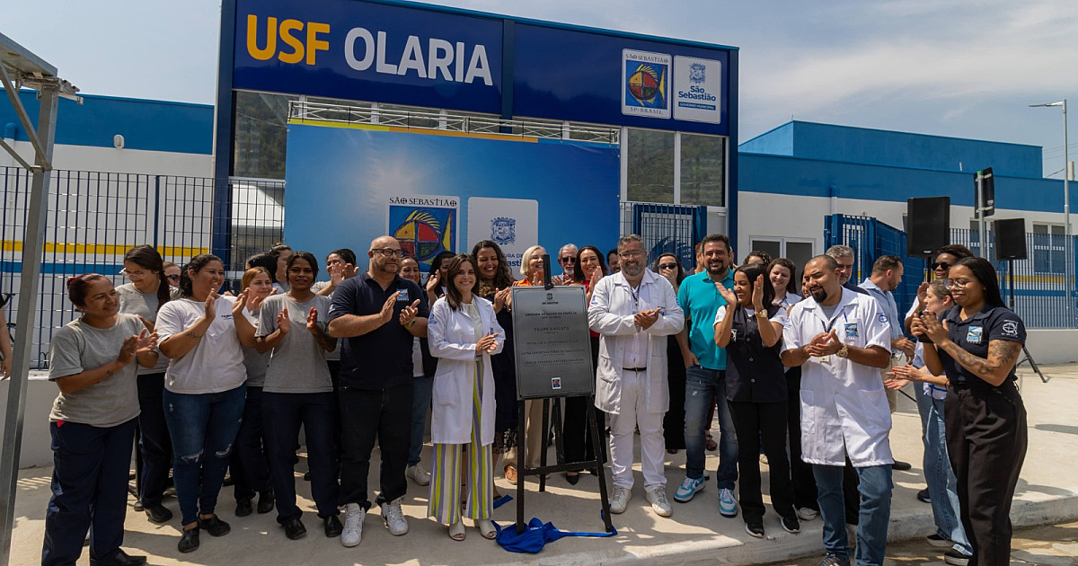 Prefeitura de São Sebastião entrega novo prédio da USF Olaria