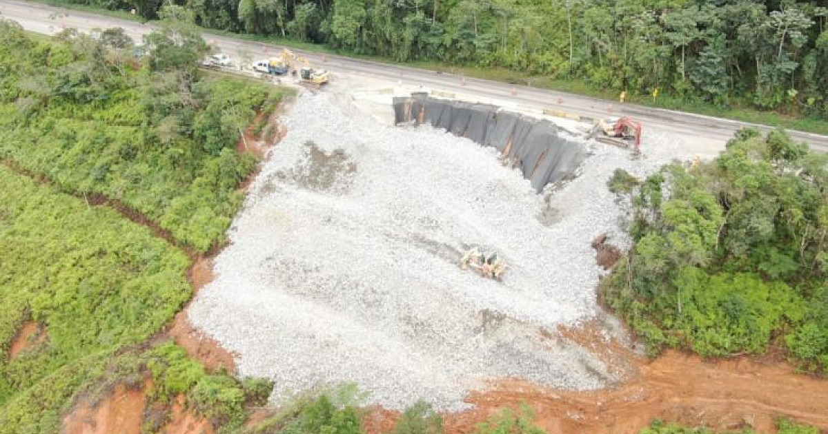 Rio-Santos: Obras no trecho de Itamambuca entram na fase final