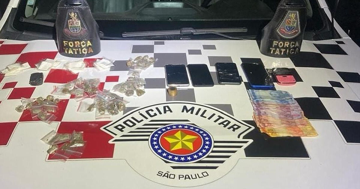 PM prende traficante na biqueira do Casa Branca em Caraguá