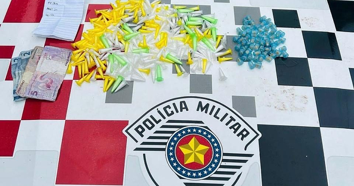 No Parque Guarani, PM prende traficante com cocaína e crack