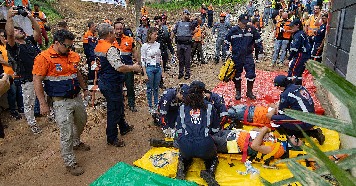 Simulado de Evacuação de Área de Risco na Vila Sahy reúne mais de 700 pessoas