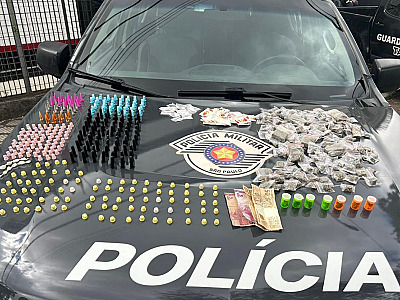 Adolescente de 15 anos é apreendido com grande quantidade de drogas em bairro de São Sebastião