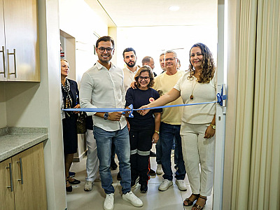 Reinaldinho Moreira entrega nova clínica médica no HCSS