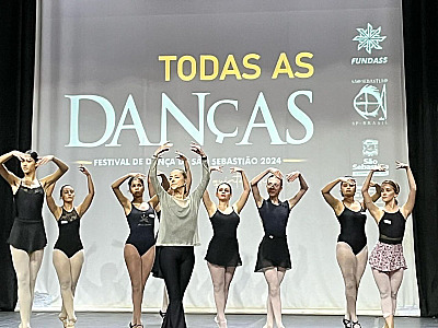 Ana Botafogo é destaque na abertura do Festival Todas as Danças em São Sebastião