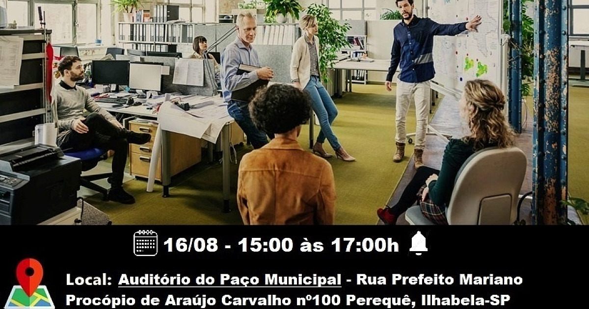 Prefeitura de Ilhabela e Sebrae realizarão Workshop de Compras Públicas