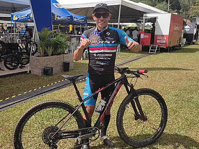 Vando conquista bons resultados em disputas do moutain bike