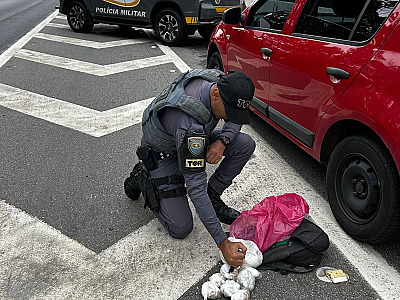 Mulher é presa com quase meio quilo de crack durante operação do TOR na Tamoios