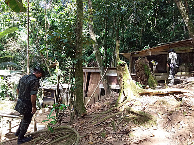 Fiscalização ambiental combate tentativa de ocupação irregular em Boiçucanga