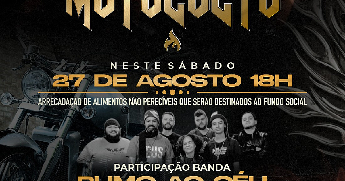 Fundo Social participa do evento solidário ‘Moto Culto – Encontro de Motociclistas Evangélicos’