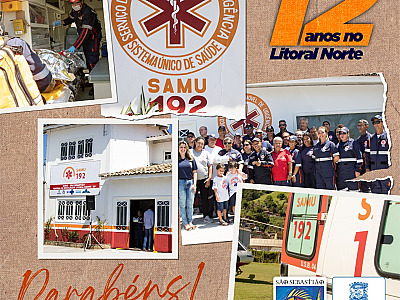 Samu completa 12 anos no Litoral Norte