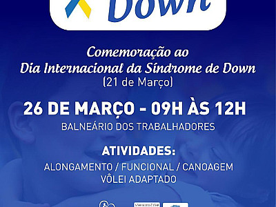 Prefeitura promove evento com alunos de São Sebastião em homenagem ao Dia da Síndrome de Down