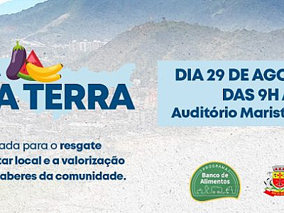 Evento ‘Frutos da Nossa Terra’ do Banco de Alimentos de Caraguatatuba é nesta sexta-feira