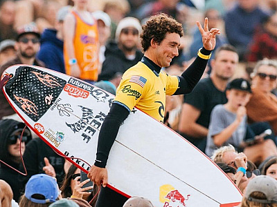 “Brazilian Storm” estreia bem em River, mas longe do favoritismo de sempre no CT de Surfe