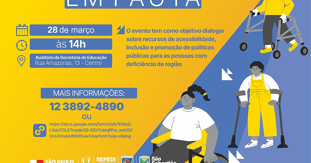 São Sebastião recebe evento ‘Inclusão em Pauta’ no mês de conscientização da Síndrome de Down