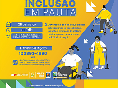 São Sebastião recebe evento ‘Inclusão em Pauta’ no mês de conscientização da Síndrome de Down