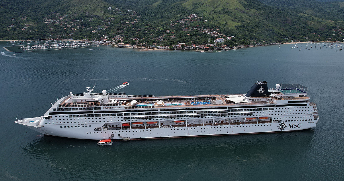 Ilhabela recebe escala extra do navio MSC Armonia nesta quinta-feira