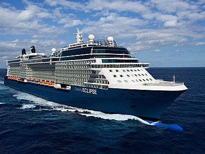 Ilhabela recebe escala extra do navio Celebrity Eclipse nesta quinta-feira
