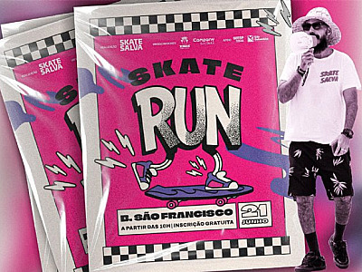 São Sebastião celebra o Dia Mundial do Skate com evento Skate Run no bairro São Francisco neste sábado (21)
