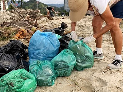 Réveillon gera mais de 313 toneladas de lixo no Litoral Norte