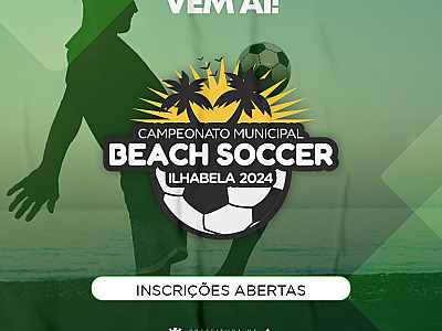 Estão abertas inscrições para Campeonato De Beach Soccer Ilhabela 2024