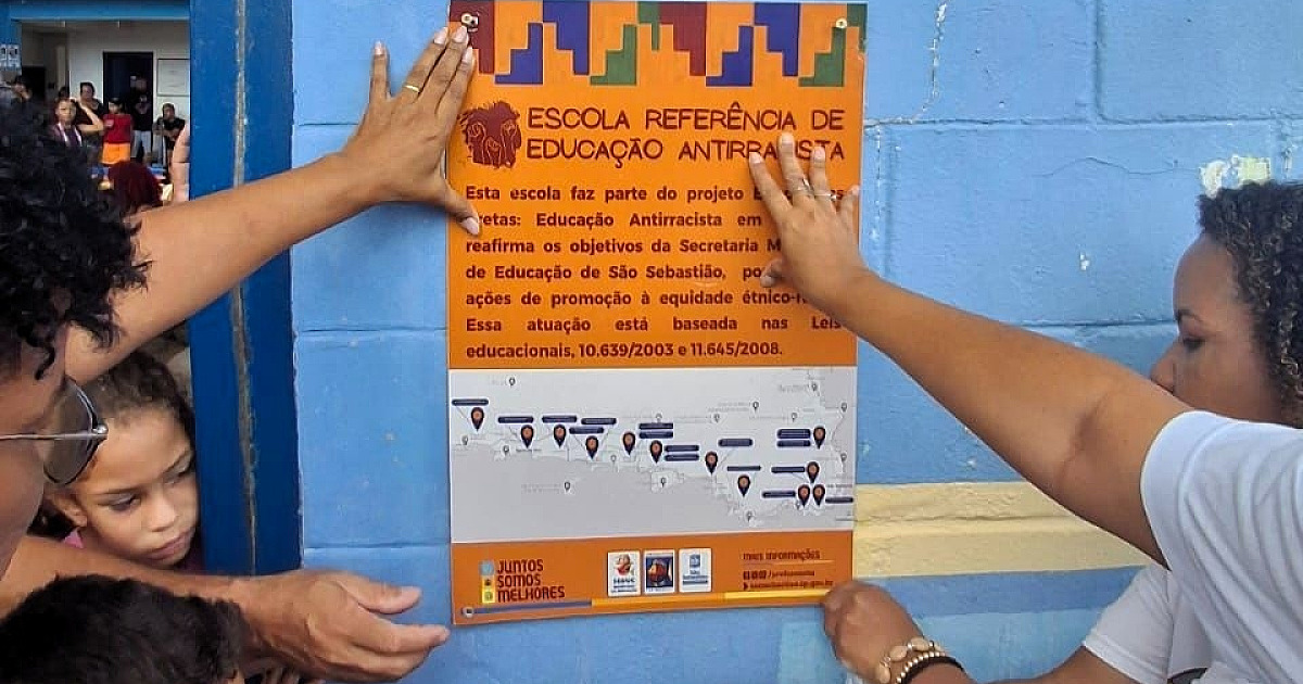 Escola de Boraceia é a primeira unidade referência em educação antirracista de São Sebastião
