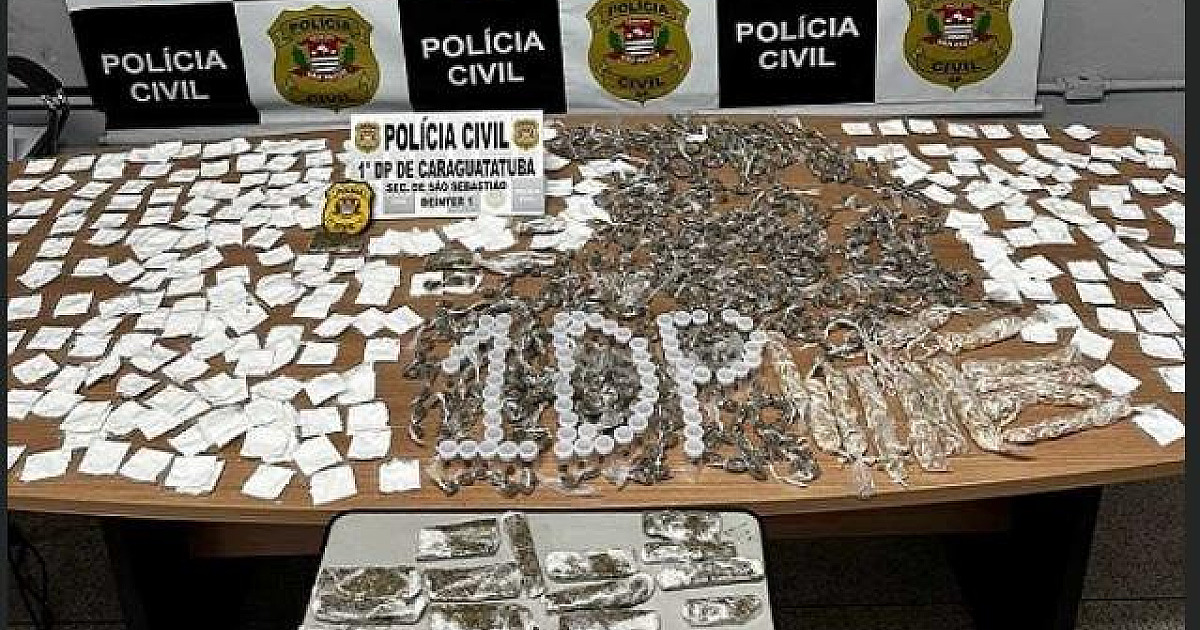 Civil apreende drogas em forro de casa no Travessão; traficante “patrão” é menor e está foragido