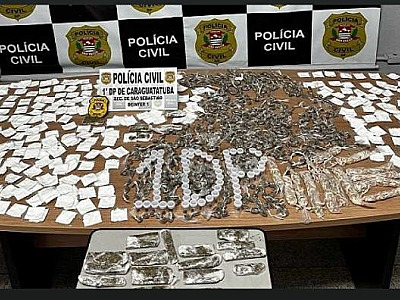 Civil apreende drogas em forro de casa no Travessão; traficante “patrão” é menor e está foragido