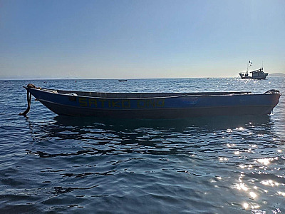 GBMar encontra barco, mas corpos dos dois pescadores ainda estão desaparecidos