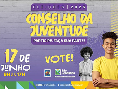 Conselho da Juventude: eleição em 17 de junho define 10 novos representantes