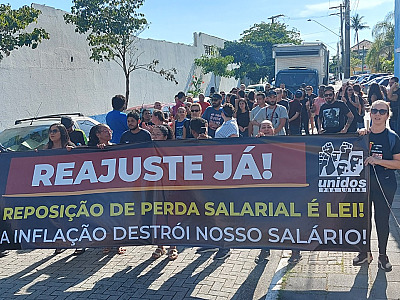 Servidores municipais realizam paralisação em São Sebastião e aprovam nova agenda de mobilizações